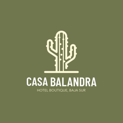 Simple Logo Design Template for a Hotel Boutique