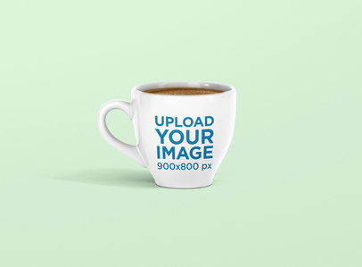 Mockup of an Espresso Cup