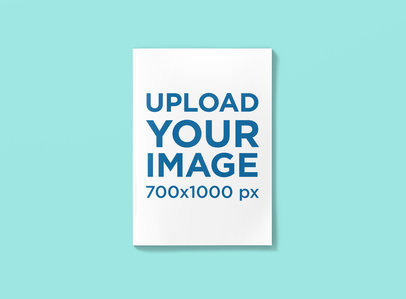 Mockup of a Magazine Placed on a Flat Surface 1470-el