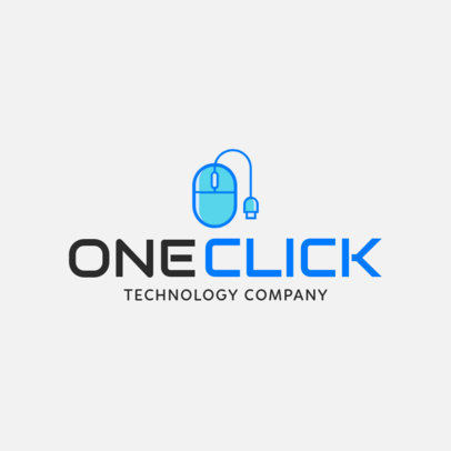 Technology Company Logo Maker with a Mouse Graphic