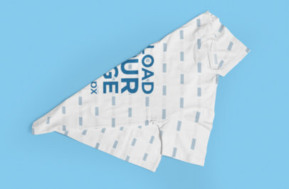 Mockup of a Randomly Folded Sublimated T-Shirt 1387-el