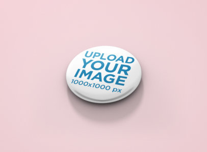 Mockup of a Pin-Back Button 