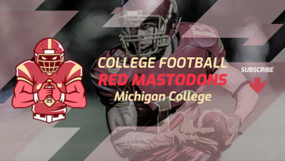 YouTube Banner Maker for a Sports Review Channel 