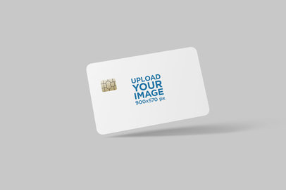 Mockup of a Credit Card 1642-el