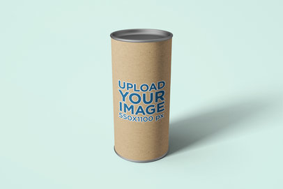 Paper Tube Mockup with Customizable Background 1617-el