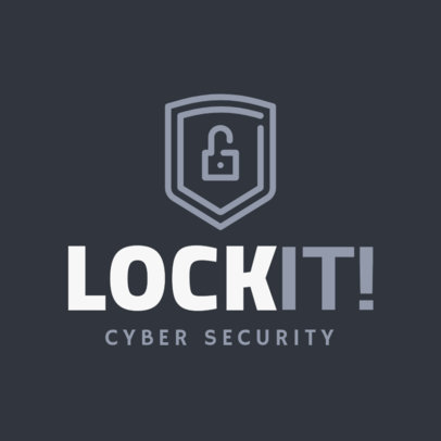 Online Logo Template for Cybersecurity Companies