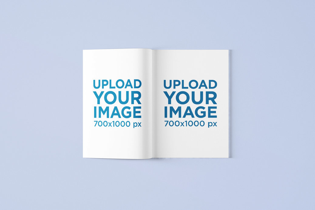 Open Magazine Mockup 