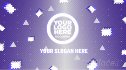 Intro Maker for a Logo Animation with Retro Motion Graphics 