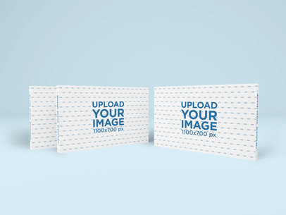 Mockup of Three Packaging Boxes 