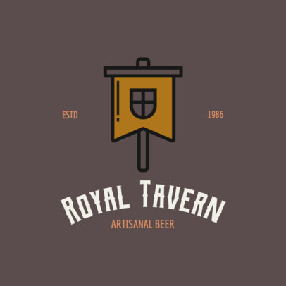 Beer Brand Logo Maker with Medieval Icons