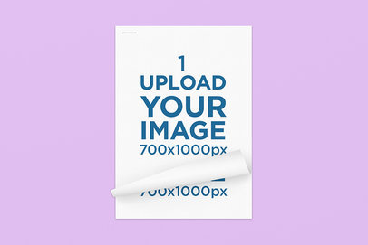 Letterhead Mockup Featuring a Stapled Document 1623-el