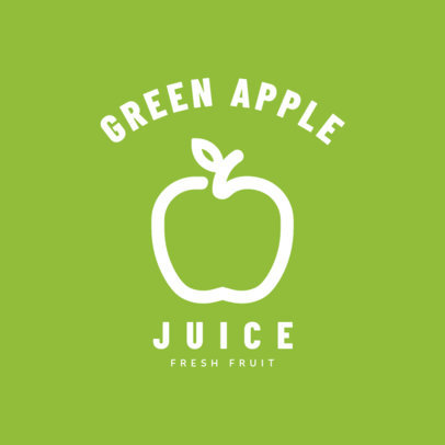 Simple Logo Maker for Apple Juice Brands