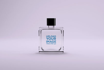 Mockup of a Perfume Bottle with Customizable Background