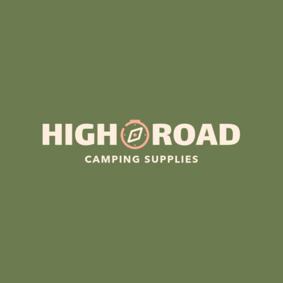 Logo Maker for a Camping Supplies Store