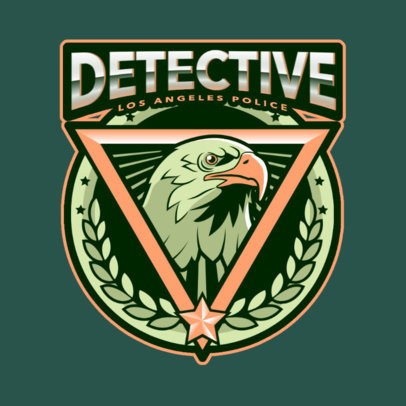 Logo Template for a Gaming Squad Featuring an Eagle Graphic