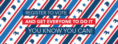 Facebook Cover Template for Election Season 