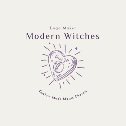 Witchy Logo Template for a Magic Charm Shop
