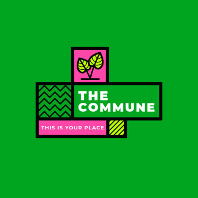 Logo Template for a Co-Living Place