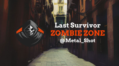 PUBG-Related YouTube Banner Creator with a Grim Character 2068d