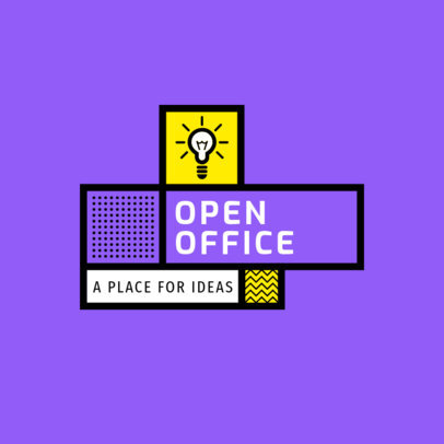 Logo Template for a Coworking Space Brand