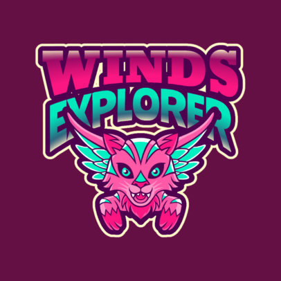 Fantasy Logo Generator with a Flying Tiger Character 2766ff