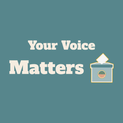 Instagram Post Maker with a Political Message