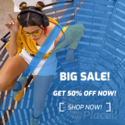 Sale Slideshow Video Maker for Instagram Ad Videos for a Clothing Brand 984