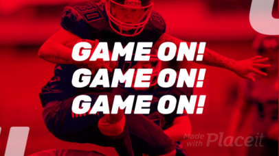 Intro Maker Featuring American Football Graphics