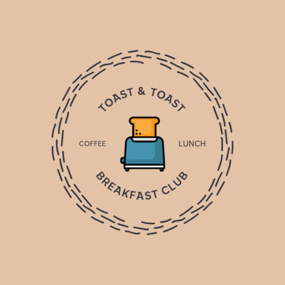 Logo Design Maker for a Breakfast Club Restaurant