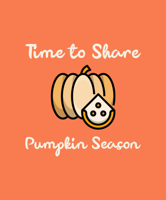 Fall T-Shirt Design Maker Featuring a Pumpkin Clipart