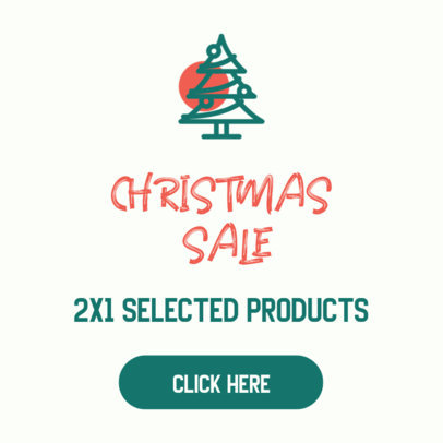 Online Banner Maker for a Christmas Sale