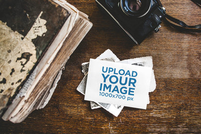 Vintage Postcard Mockup 
