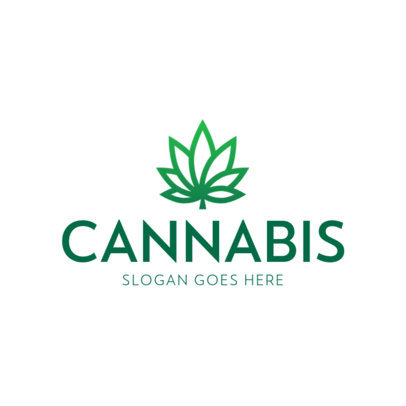 Cannabis Logo Maker with Simple Marijuana Icons