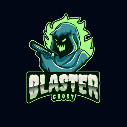 Logo Template for a Gaming Squad with an Armed Character