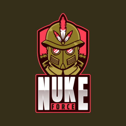 Gaming Logo Maker Featuring a Character Inspired by Apex Legends