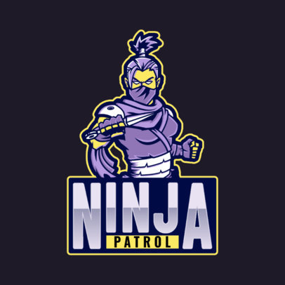 Gaming Logo Creator with an Apex Legends Allusive Ninja Character 2791s