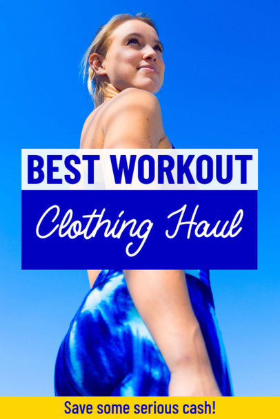 Pinterest Pin Maker for a Workout Clothing Haul 2085c