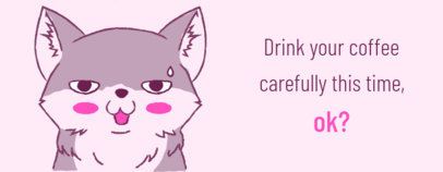 Mug Design Maker Featuring a Coffee Quote and a Cute Fox Graphic 2075g