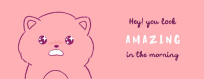 Cute Mug Design Creator with a Flirting Cat 2075k