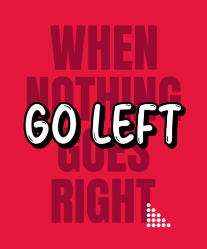 T-Shirt Design Maker Featuring Cool Typography