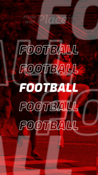 Instagram Story Video Maker for Football Season Promos 2045