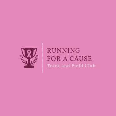 Running  Logo Maker for Awareness Events