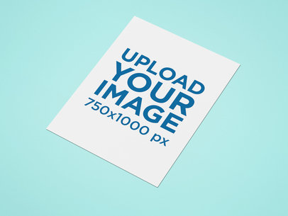 Minimalist Mockup of a Letterhead 