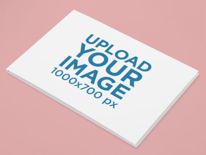 Hardcover Book Mockup with Customizable Background 30935