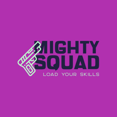 Minimalist Logo Maker for a Gaming Squad