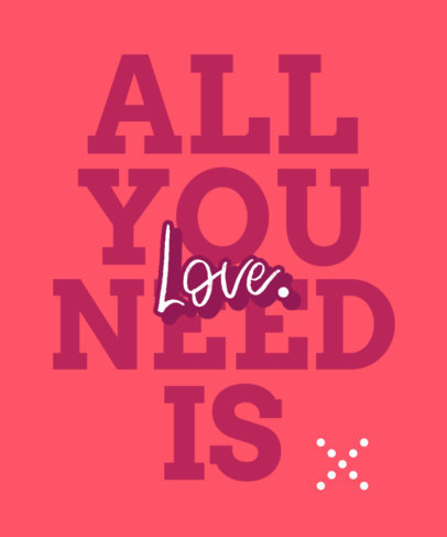 T-Shirt Design Maker Featuring Handwritten Typography 2114e