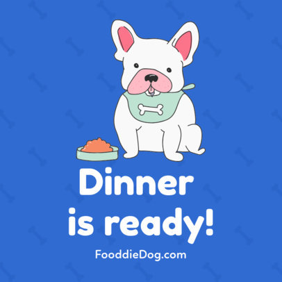 Instagram Post Template for Pet Care Tips with Cute Illustrations