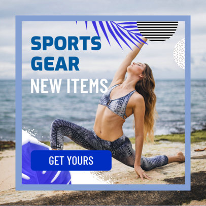 Fitness-Themed Ad Banner Creator 
