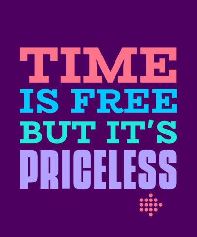 T-Shirt Design Maker with Colorful Typography