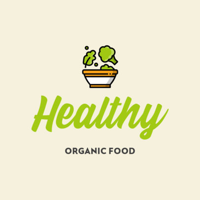 Logo Template for an Organic Food Restaurant